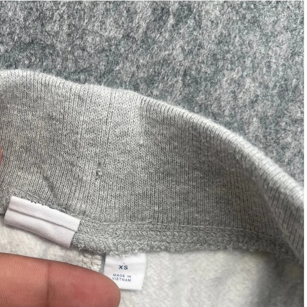 Gap Sweatpants Kids  XS Jogger Bundle Gray Black Fleece 2 Pack